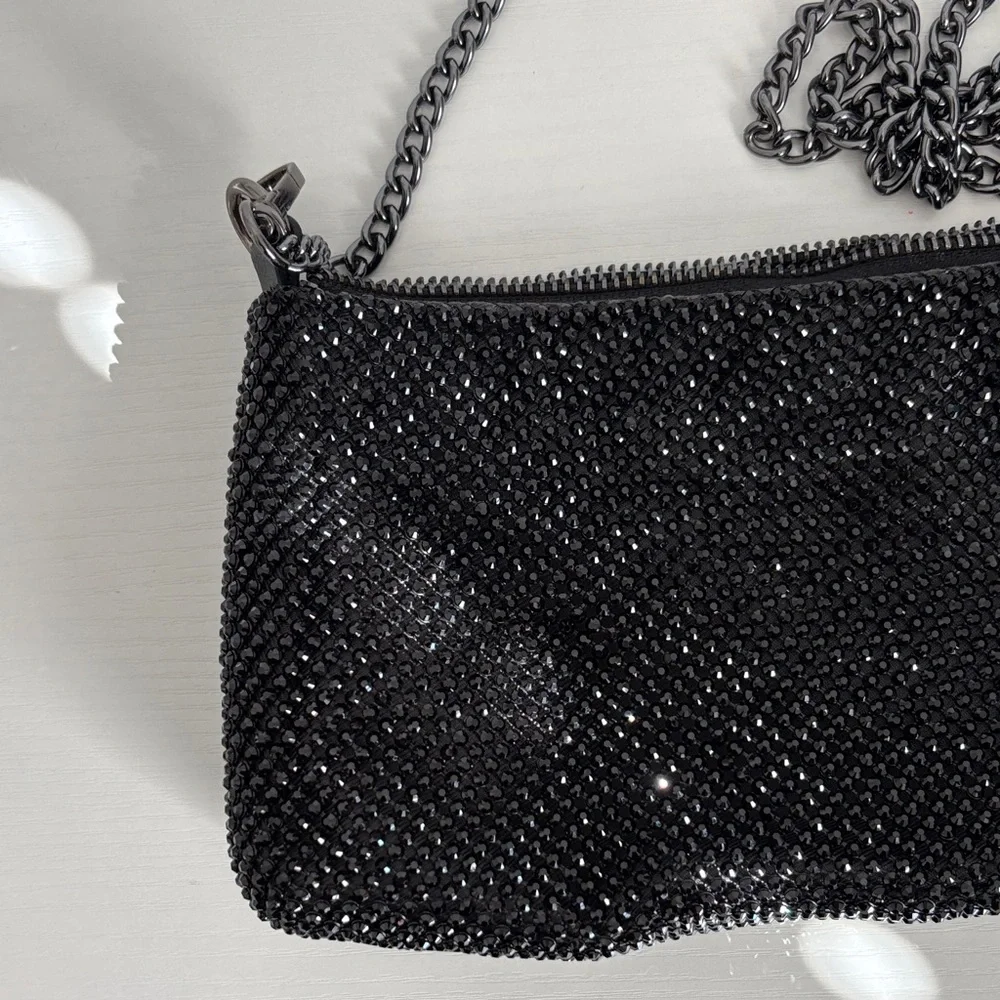 Simply Vera Vera Wang Black Beaded Clutch - Picture 3 of 8